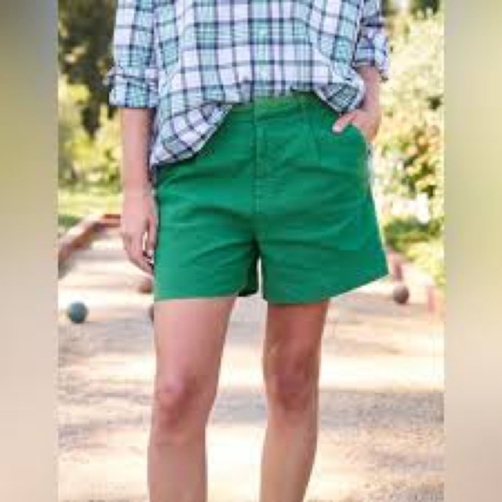 Frank & Eileen Vibrant Green Women's Bermudas